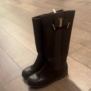 Michael Kors Kids Boots - Dark Brown with Gold Details